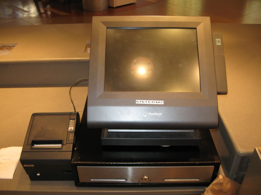 Point of Sale installed at a Sbarro Restaurant