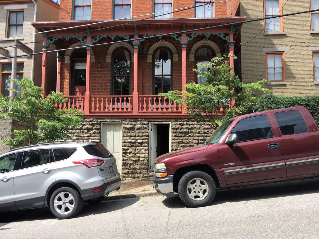 This a picture of a front porch my team and I rebu