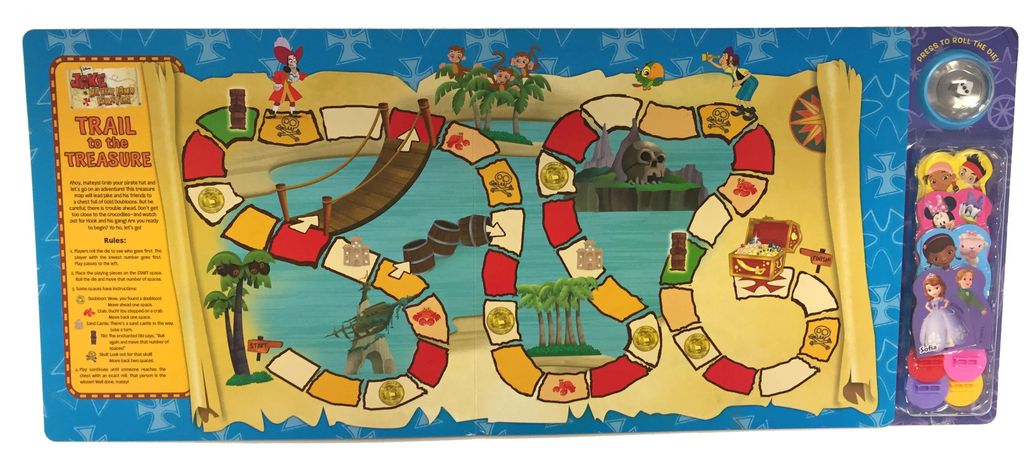 Interior of a 4-spread large-format board book, Ga