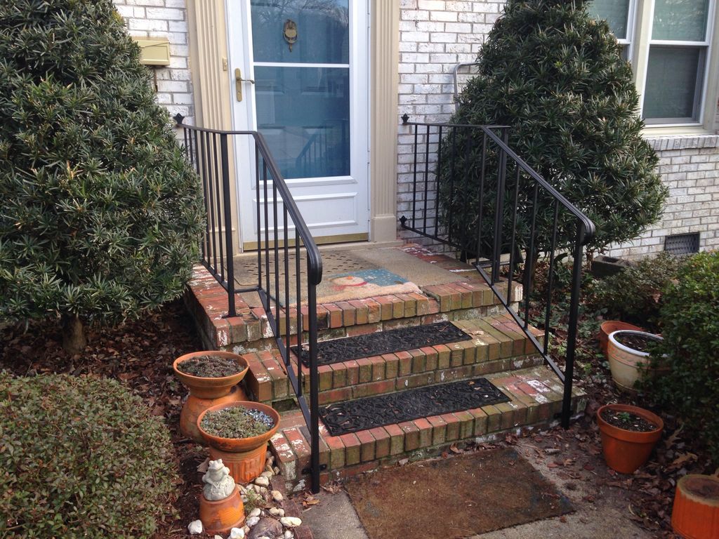 Iron railings for safety and curb appeal