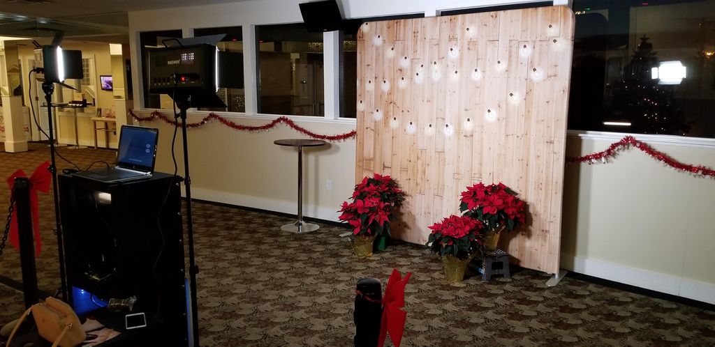 Our open setup allows for more background choices