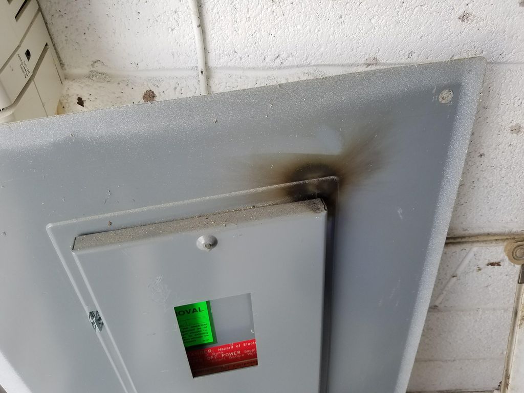 A short in the electric panel can start a fire or 