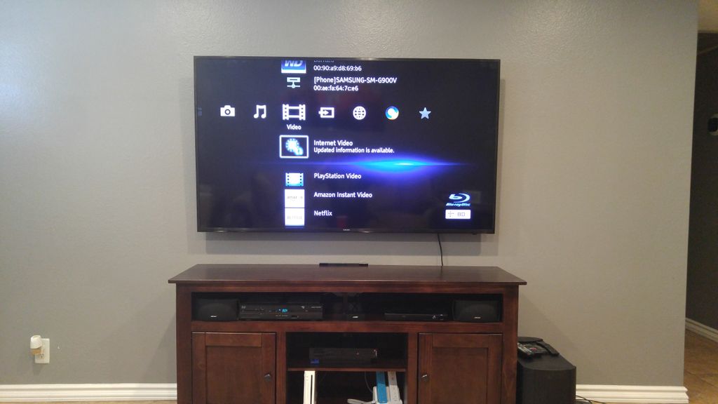 TV mount After