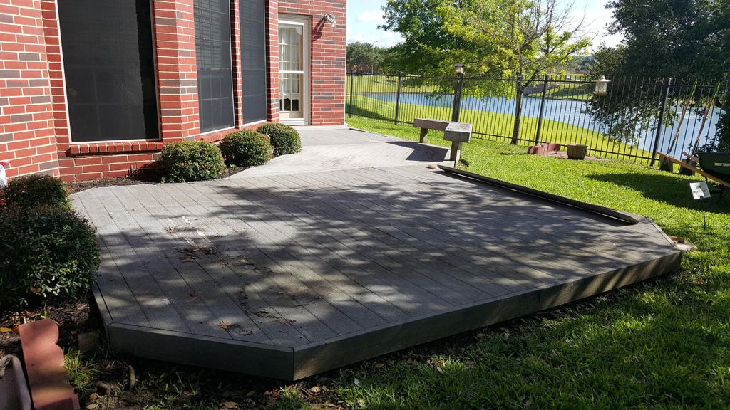 Deck Install/Removal. Removed all decking material