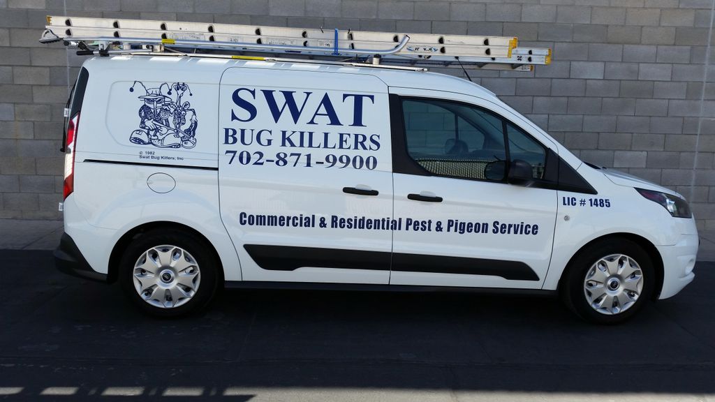 ONE OF SWAT BUG KILLERS SERVICE VEHICLES