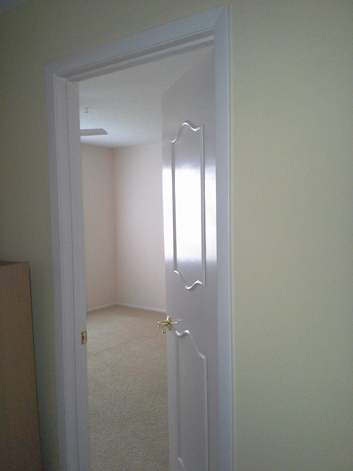 I make old doors look brand new.