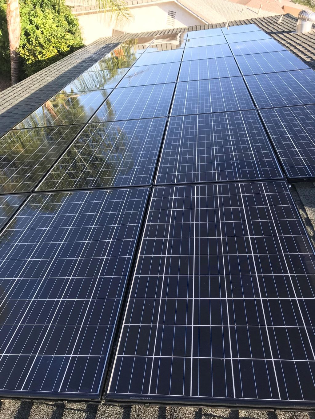 Clean solar panels