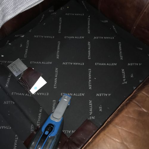 Vacuum under sofa cushions