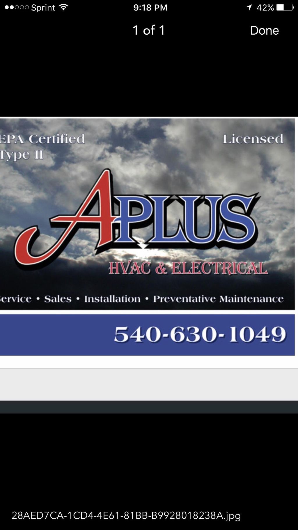 APLUS HVAC LLC
