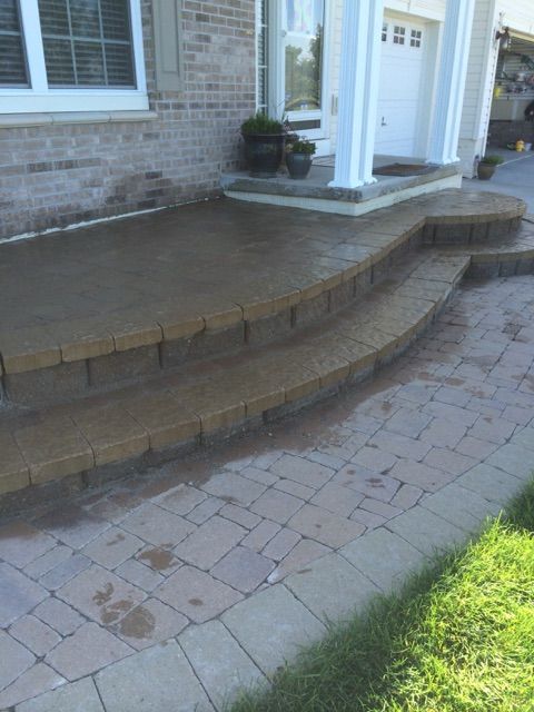Paver step repair