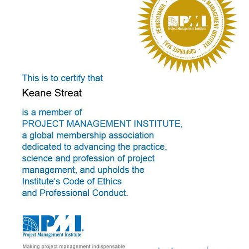 PMI Project Management Certification