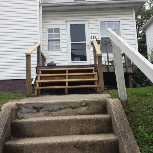 This is a set of steps that I built.