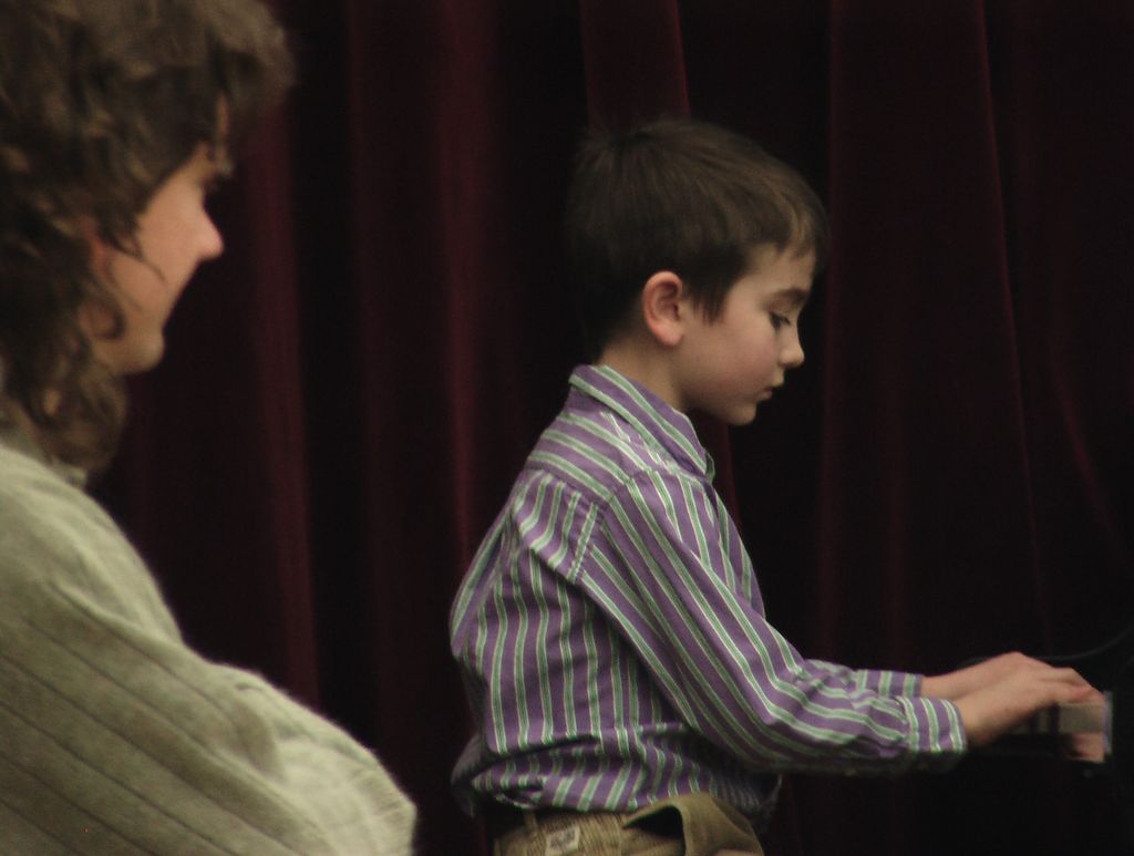 One of my students at a recent recital.