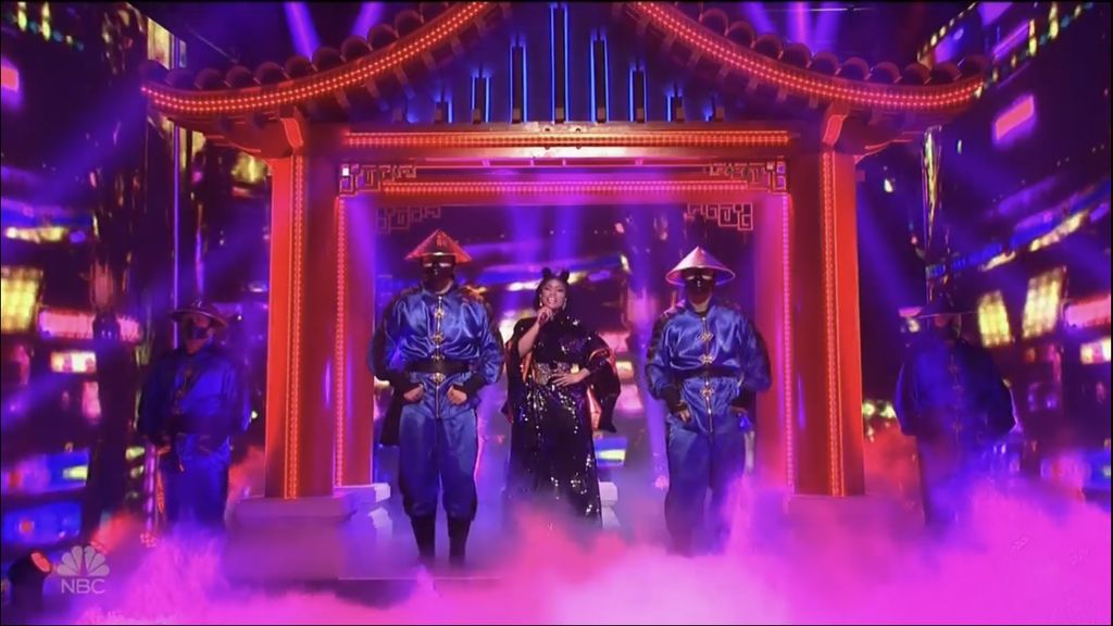 Performing with Nicki Minaj on Saturday Night Live