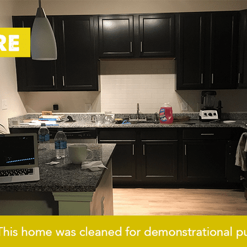Basic Cleaning for Kitchen.