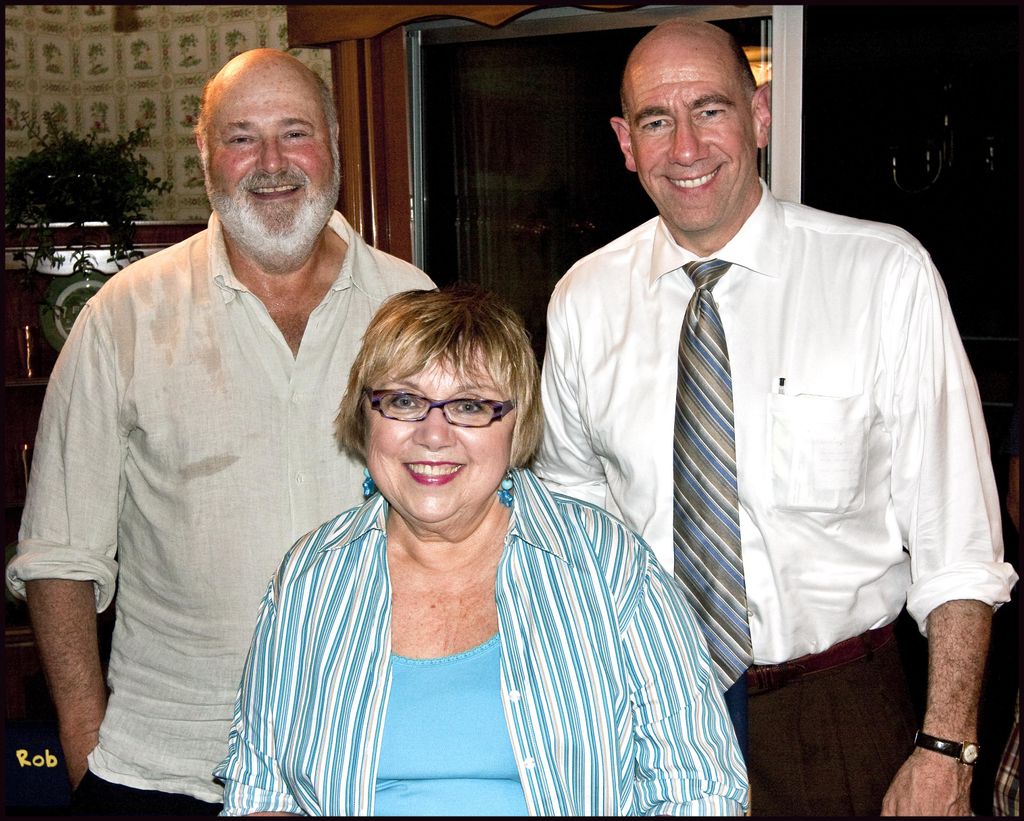 With film director Rob Reiner and Mich. Film Commi