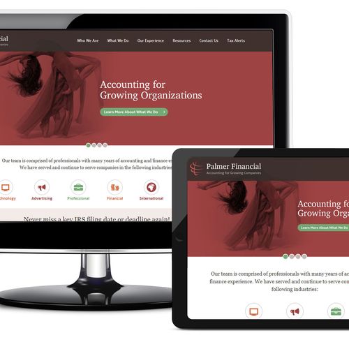 Palmer Financial - Responsive Website Design and D