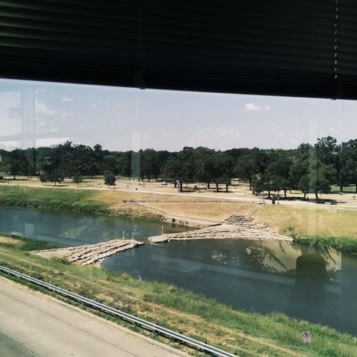 Overlooking the Trinity River.