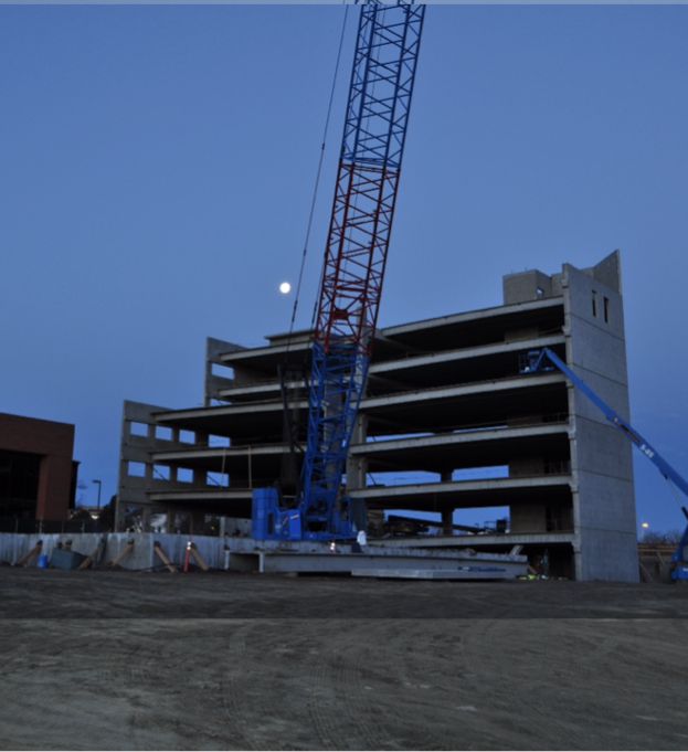 One of  my job sites first thing in the morning