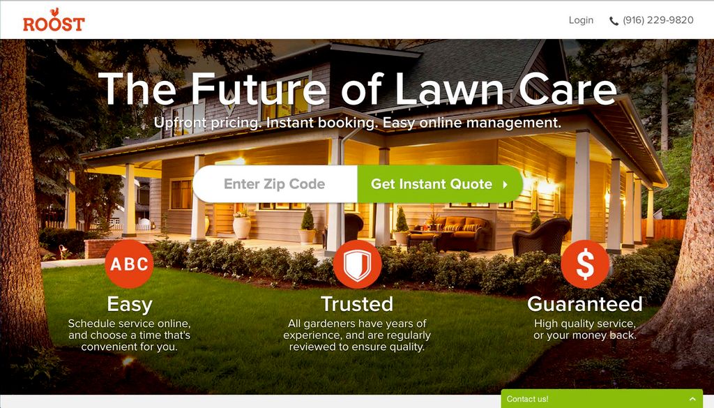 For Roost, we built a public facing website and in