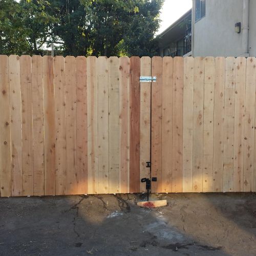 Build wooden Gate for backyard access