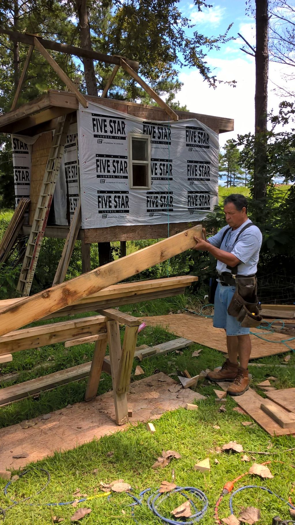 Building a tree house