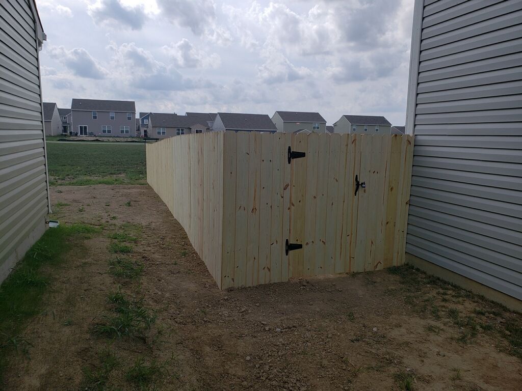 Gate for 6-ft Pressure treated, total-privacy fenc