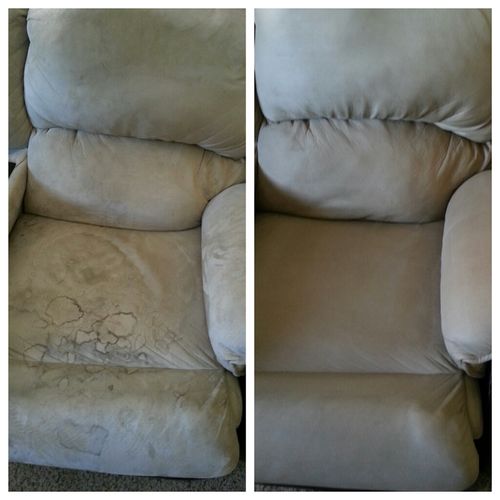 Upholstery cleaning, Recliner