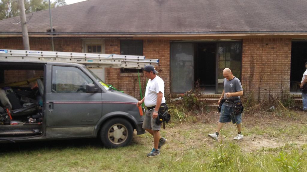 This house was built and not even finished.It's hu