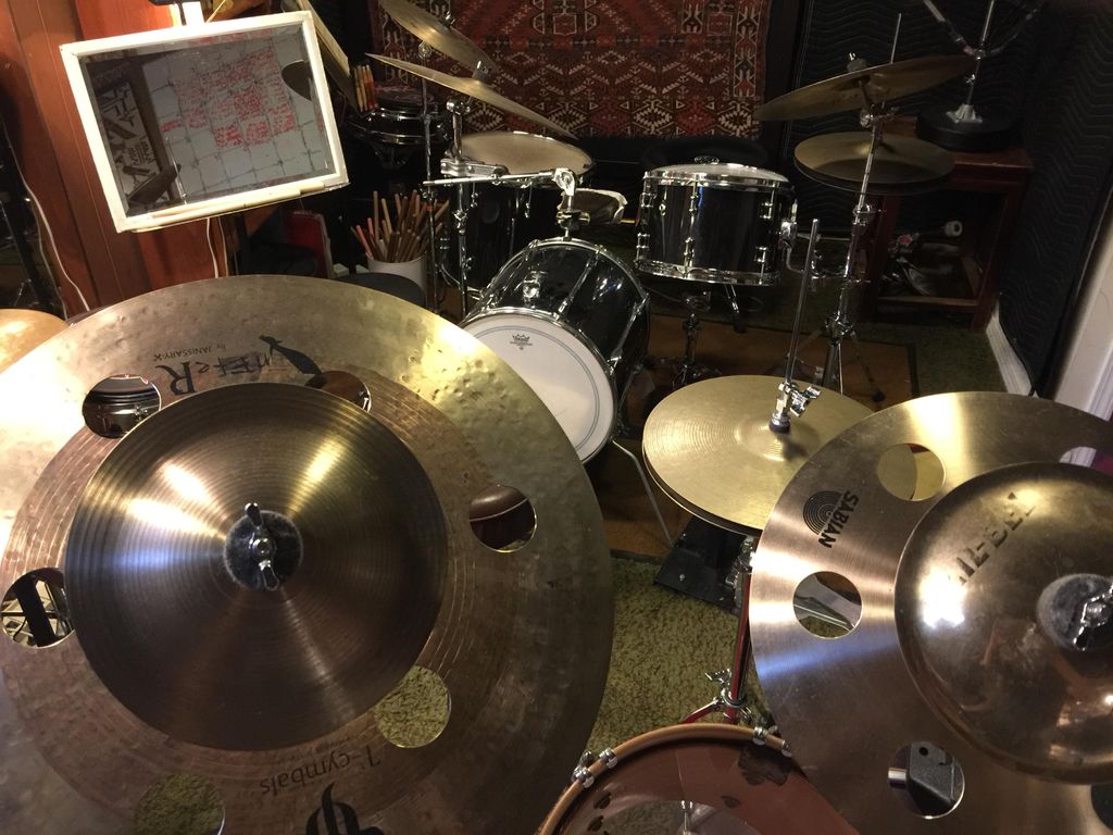  View from my side of the drums