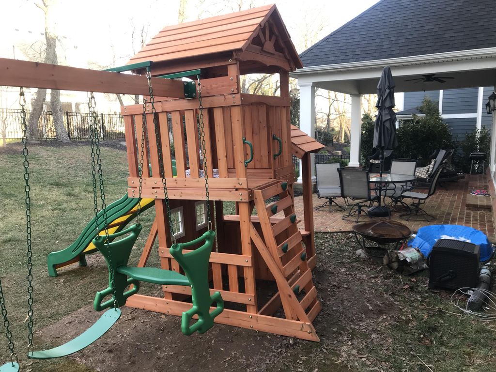 this is a playground i did for a guy off thumbtack