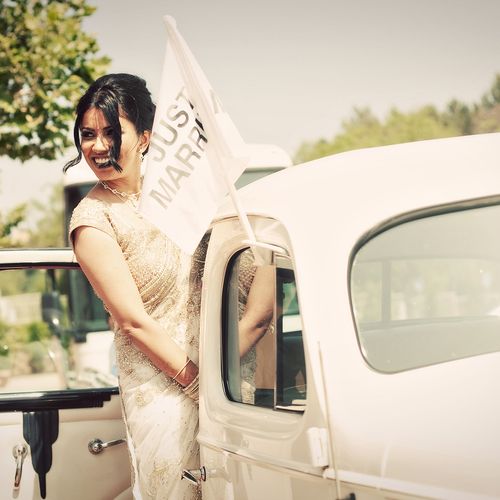 fusion Indian and American wedding