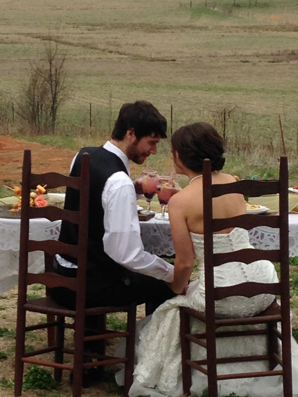 A beautiful outdoor wedding at Murphy Farms