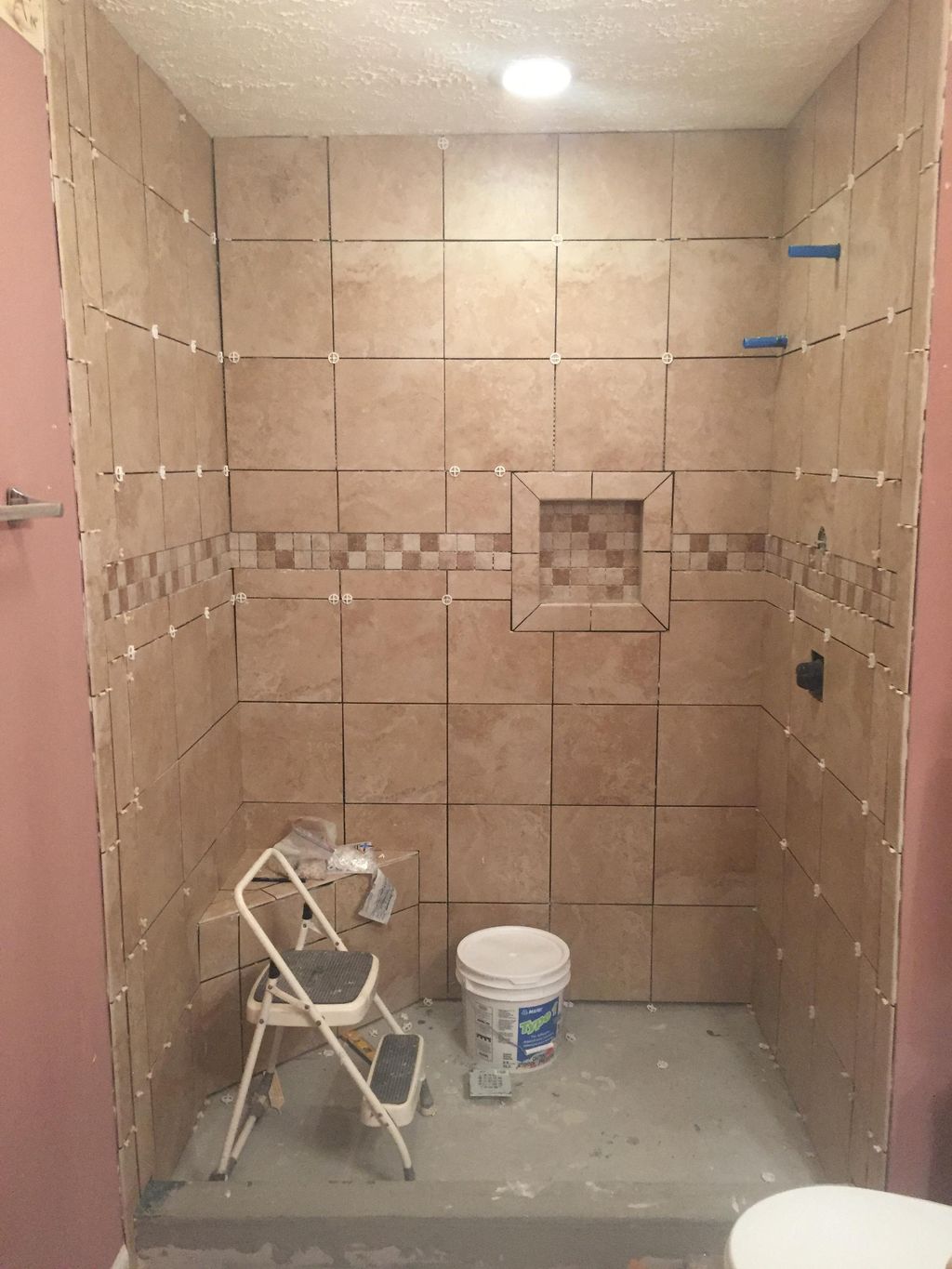 Installing Tile Shower