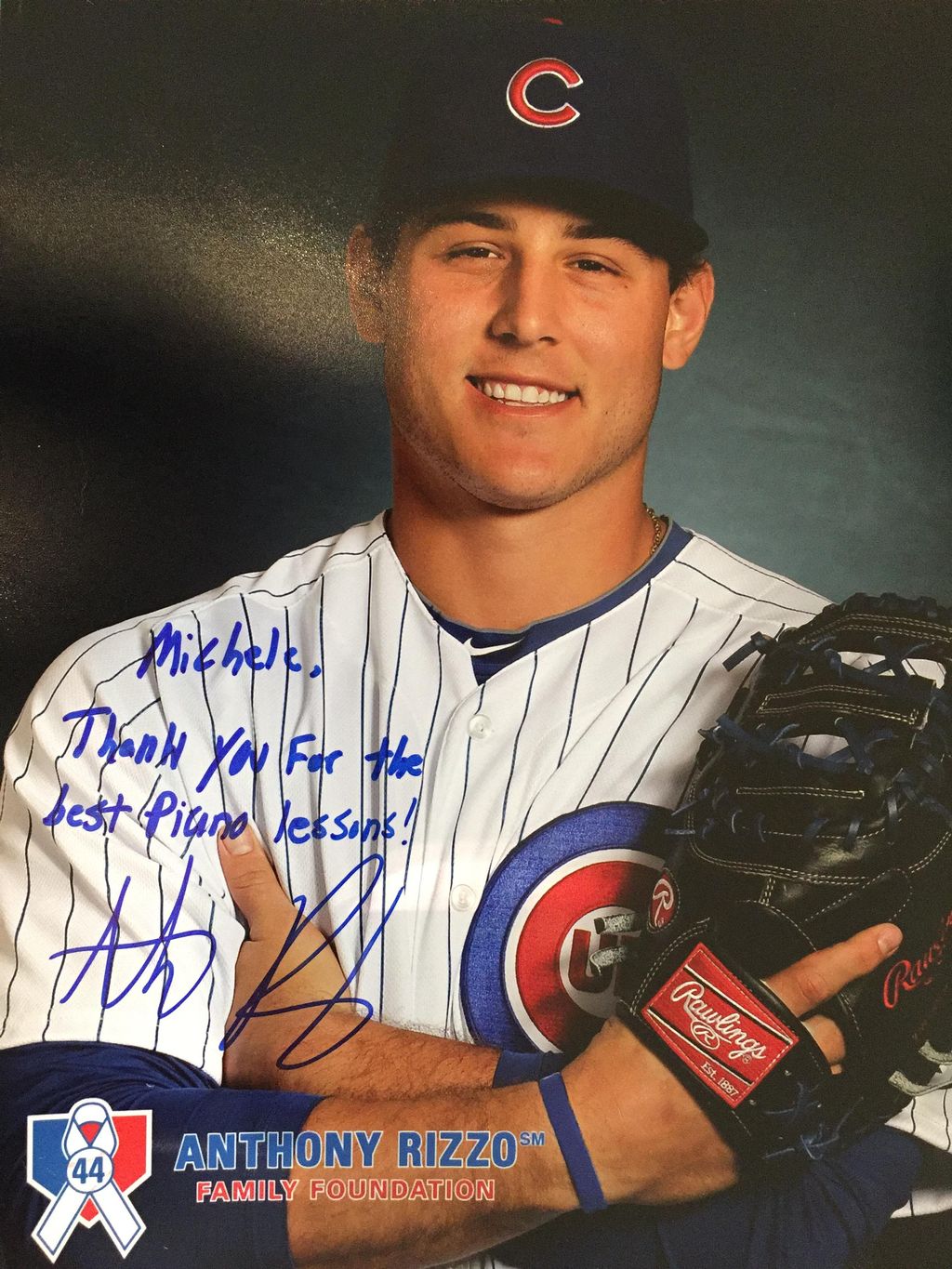 Anthony Rizzo was a fantastic student of mine.  