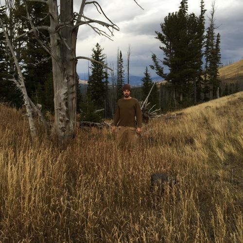 Camouflaged in the hills of Yellowstone National P