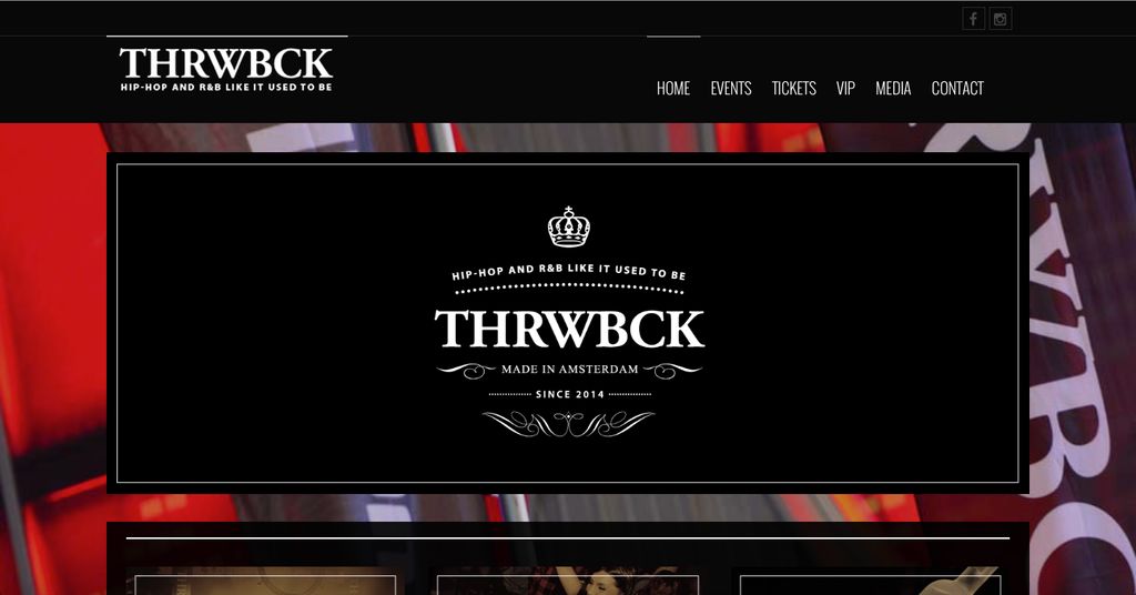 Throwback, web design and online marketing.