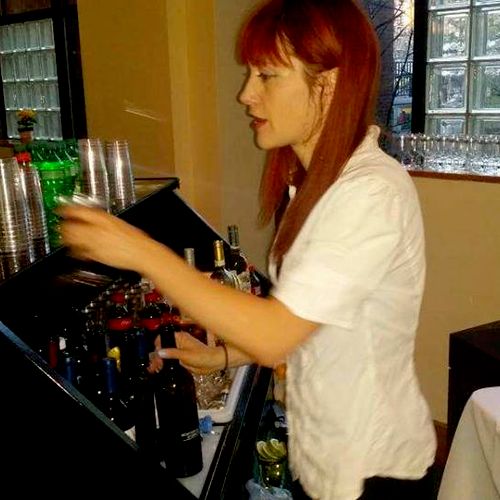 Our Bartender giving excellent service at the Shom