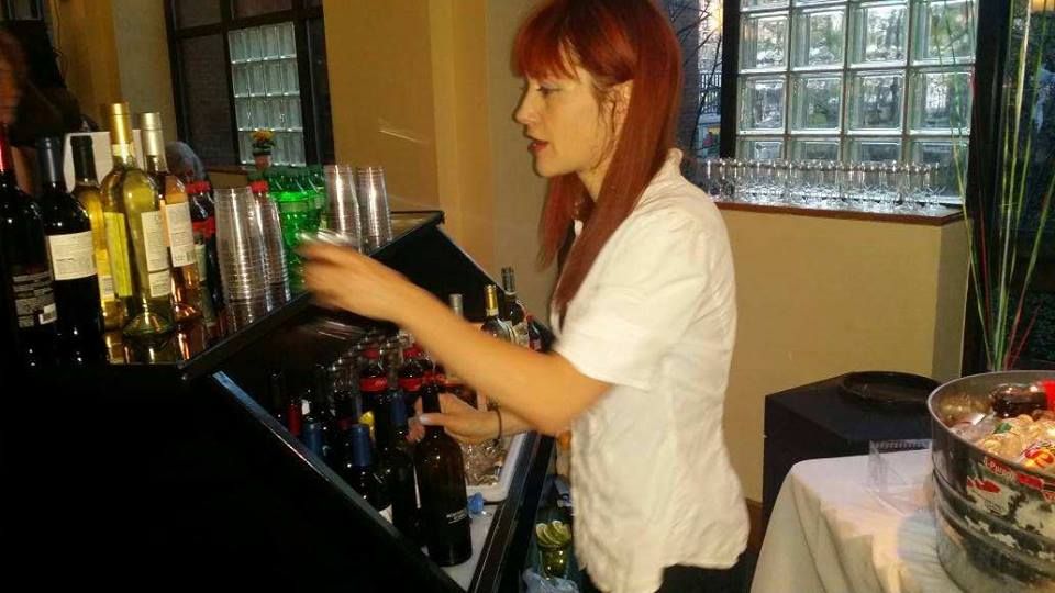 Our Bartender giving excellent service at the Shom