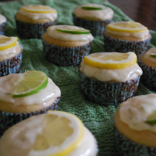 Vegan Lemon Lime Cupcakes