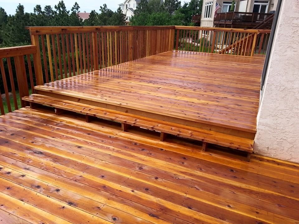 Kim Deck Project (Rebuild& Stain)
