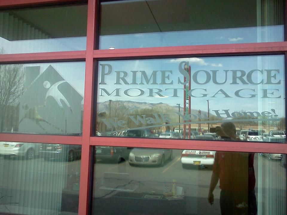 Faux Etched glass for store front.