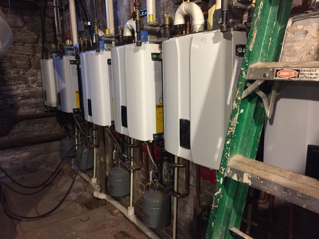 7Navien combi boiler/water heaters installed in ap