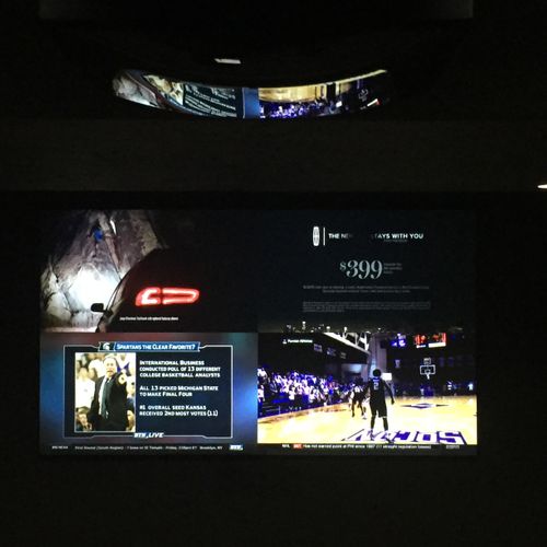 Multi-View on display in this theater room.