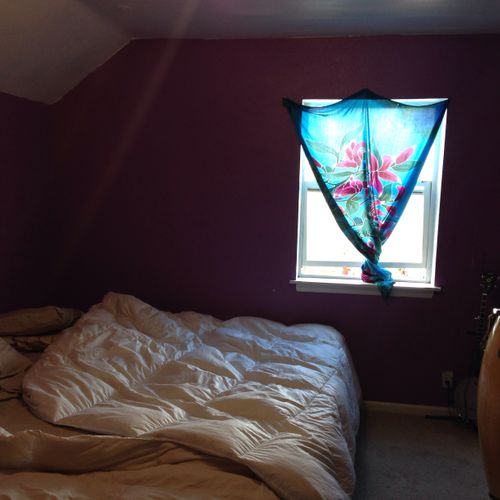 Master Bedrooms Before Color Change (Bright Violet