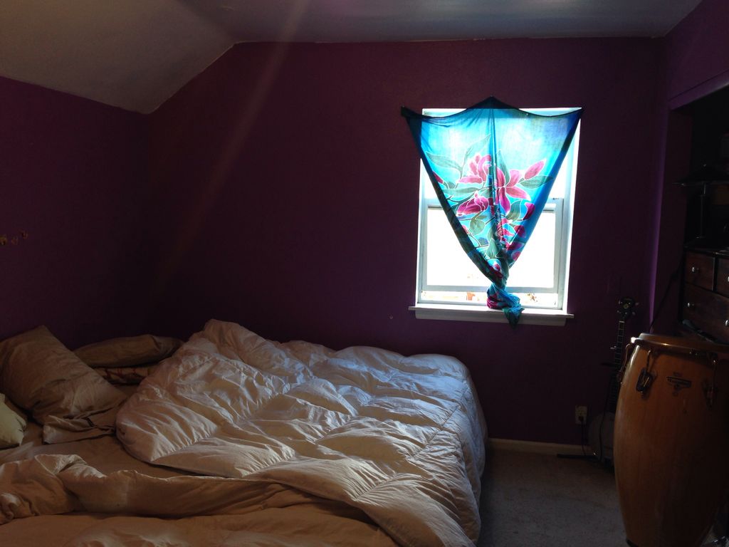 Master Bedrooms Before Color Change (Bright Violet
