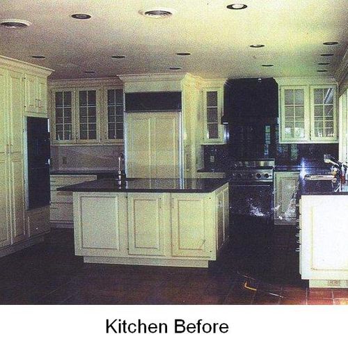 Kitchen before