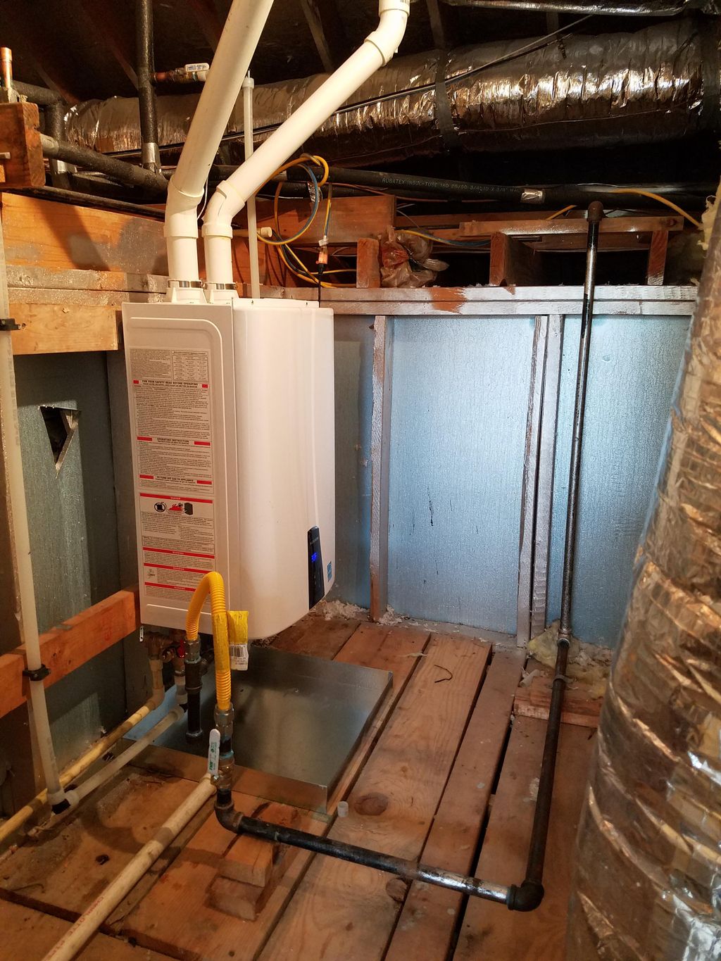 Navien Tankless Water Heater Installed