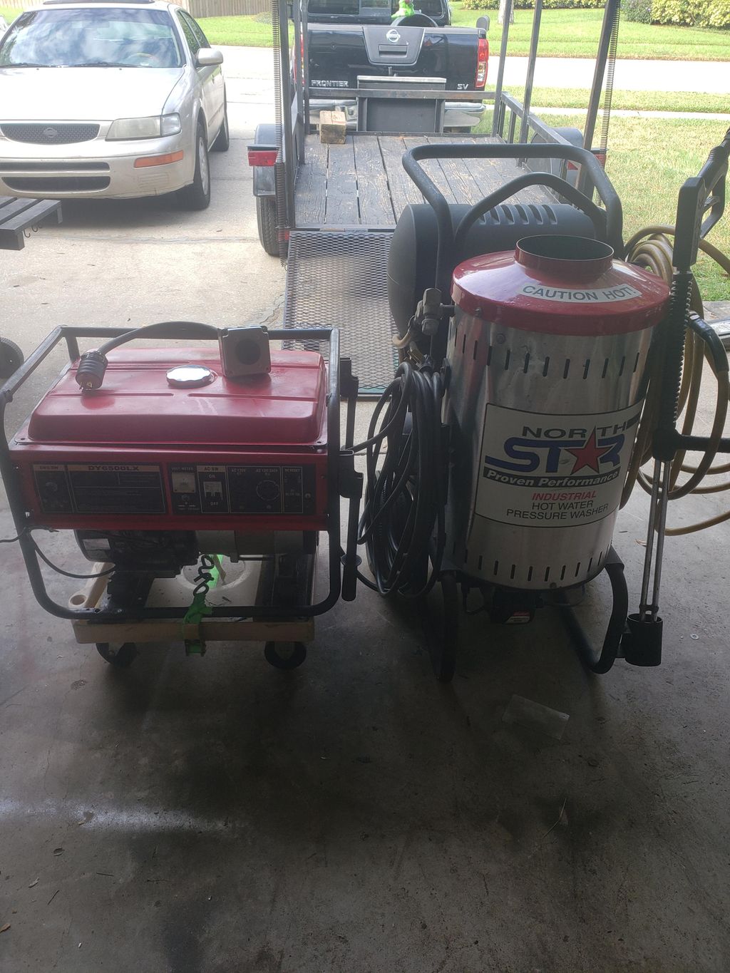 I do HOT WATER pressure washing as well!