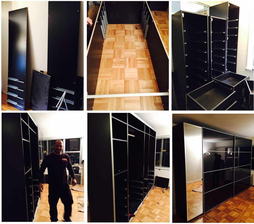 Professionals in custom closet disassembly/ reasse